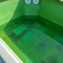活魚イケス　貯水　コンテナ　ジャンボックス