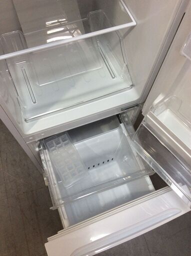 （9/2受渡済）JT7011【YAMADA/ヤマダ 2ドア冷蔵庫】2020年製 YRZ-F15G1 家電 キッチン 冷蔵冷凍庫 右開き 156L