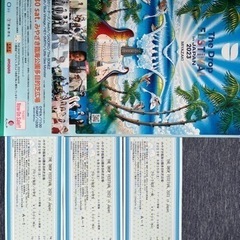 お値下げ中⭐︎The Drop FESTIVAL⭐︎駐車場券つき！ お値下げ中⭐︎The Drop FESTIVAL⭐︎駐車場券つき！