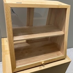 【ネット決済】木製ディスプレイケース　ニトリ
