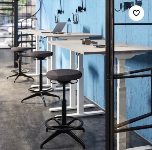 【美品】イケア IKEA LIDKULLEN リドクレン 回転椅子 昇降