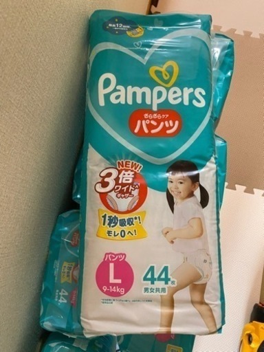 【新品未開封】[パンツ] P\u0026G パンパース さらさらケア Lサイズ 44枚x8