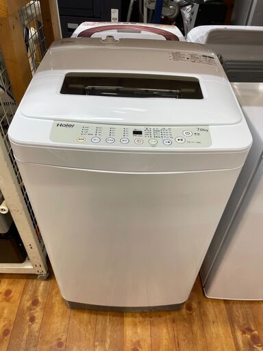 ☆Haier ハイアール 7.0kg 洗濯機 JW-K70K 2016年製 分解洗浄済み