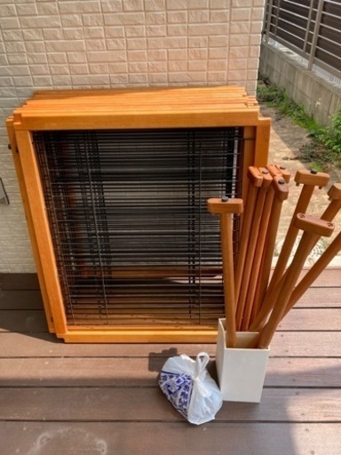 ペット用リッチェル　木製３ＷＡＹサークル１面７０Ｈ　10枚