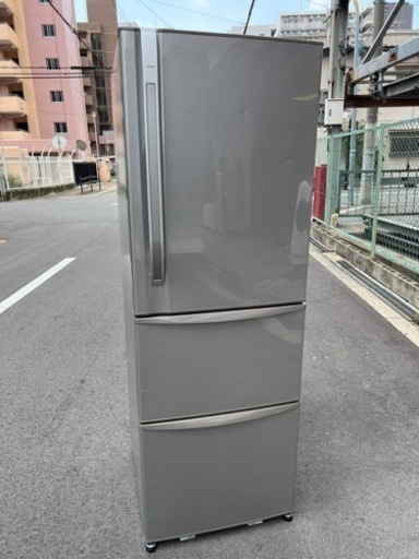 ‍♀️☘️大阪市内配達設置無料‍♀️東芝冷蔵庫375L 自動製氷機付き保証有り