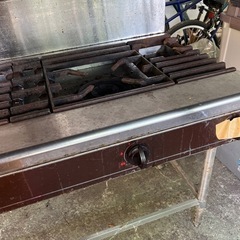 4口ガス台　プロパンガス　業務用ガス台