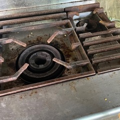 4口ガス台　プロパンガス　業務用ガス台