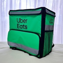 UberEATS ロゴ入り配達バッグ グリーン 