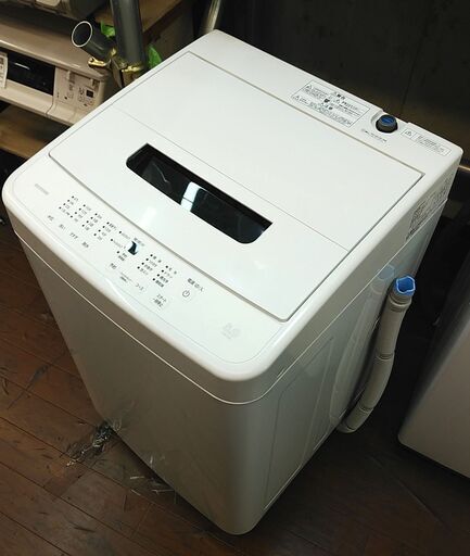3か月間保証☆配達有り！18000円(税別）アイリスオーヤマ 全自動 洗濯機 5.0㎏ 2022年製
