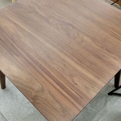 ★ジモティ割あり★ NITORI ダイニングセット 茶/グレー H70×D80.4×W80.4 クリーニング済み TJ1678