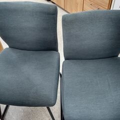 ★ジモティ割あり★ NITORI ダイニングセット 茶/グレー H70×D80.4×W80.4 クリーニング済み TJ1678