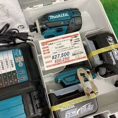 ほぼ未使用　マキタ　14.4V充電インパクトセット　TD138DRFX
