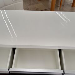 ★ジモティ割あり★ NITORI キッチンカウンター 白 H87×D52×W120 クリーニング済み TJ1689