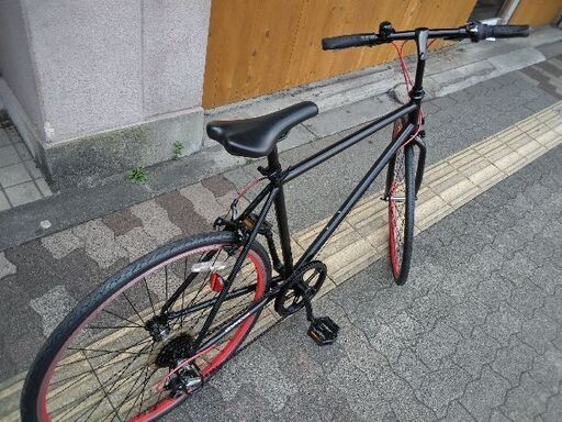 700c シティークロスバイク 6speed/ブラック Fit‛s[フイッツ]700c