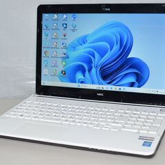 中古ノートパソコン Windows11+office 爆速SSD512GB 富士通 AH77/B1 高