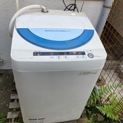 洗濯機　SHARP製 2015年購入