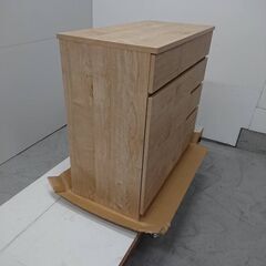 50317 新北欧スタイルリビングキャビ扉チェスト幅90　NT