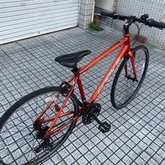 【クロスバイク】美品❗️3x6段変速　700x28cタイヤ　アルミフレーム仕様❗️若林自転車　浜大津店　SALE中❗️