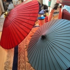 番傘、和傘2本セット