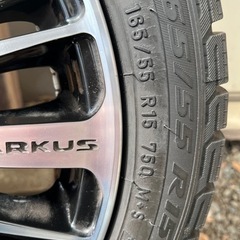 再値下げ】軽自動車に！スタッドレスタイヤ ホイール4本セット-新春