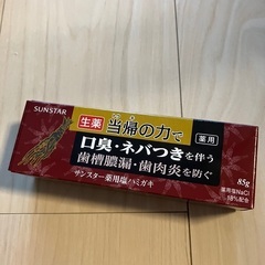 サンスター薬用塩ハミガキ　85g