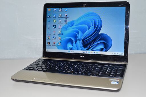 中古ノートパソコン Windows11+office 新品爆速SSD256GB NEC LS150/L Celeron-1000M/メモリ4GB/15.6インチ/無線/WEBカメラ/DVDマルチ搭載
