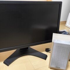 27型ワイド液晶ディスプレイ(＋PC用スピーカーおまけ)