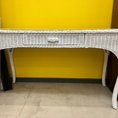 サイド💛ホワイトの編込デザイン💛テーブル3278