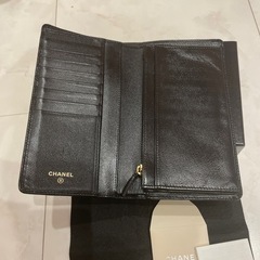 売り切れました極美品　シャネル　CHANEL 長財布　箱　布　ギャランティーカード付属