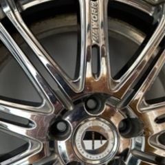 決まりました！work １９インチ　pcd100 レクサスCT.プリウス　8j+48  8j+40