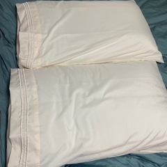 【終了】イタリア製　枕　2個セット　大きめ　固め