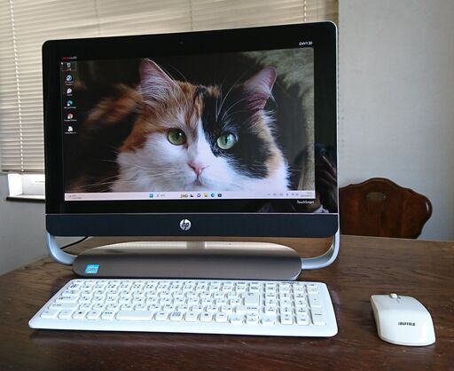 一体型パソコン HP社 ENVY20 タッチパネル, Win11, SSD,Core i7
