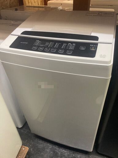 ☆中古￥13,800！IRIS OHYAMA　6.0㎏洗濯機　家電　2021年製　IAW-T602E型　幅56㎝ｘ奥行53㎝ｘ高さ92㎝　【BH109】