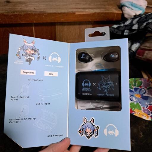 ホロライブ 兎田ぺこら ワイヤレスイヤホン 兎田ぺこら ワイヤレス