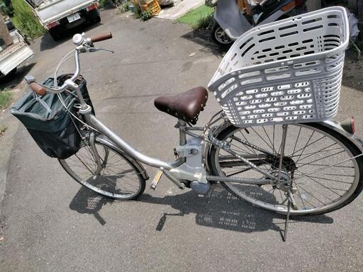 電動アシスト自転車　チェーンが外れてる為動作未確認