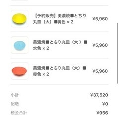 美濃焼　とちり丸皿　彫り大長皿　SHOKKIDANA