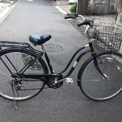 自転車 27インチ ギア切換 付き