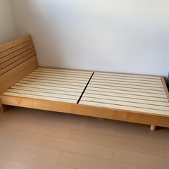 【ナフコ】シングル　木製 ベッドフレーム