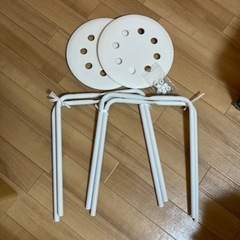 IKEA スツール２脚セット