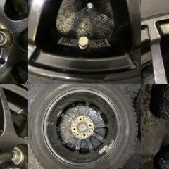 BS BLIZZAK VRX2 155/65R14】スタッドレス【SCHNEIDER 14インチ 4.5 