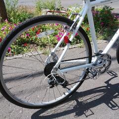 取引決定しました。札幌市内配達無料！防犯登録料込み。中古　アサヒWEEKENDBIKE510サイズ　ホワイト！ 取引決定しました。札幌市内配達無料！防犯登録料込み。中古 アサヒ