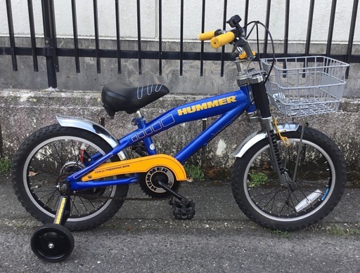 ＜動作・美品＞HUMMER・ハマー16インチ・子供自転車　お掃除済みで綺麗です♪