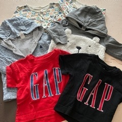 Baby GAPTシャツ＋パーカーセット＋長袖肌着2枚