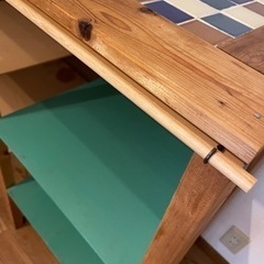 決まりました！タイルのキッチンカウンター　＋　サイドテーブル