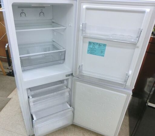 冷蔵庫 148L 2018年製 ハイアール Haier JR-NF148B 2ドア ホワイト