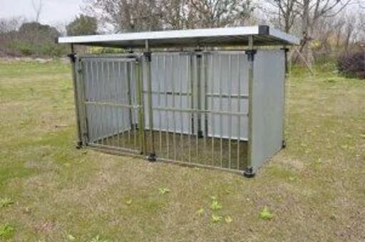 大型犬用　犬舎　屋外用　ステンレス製