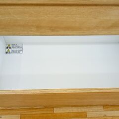 ★ジモティ割あり★ NITORI ハイチェスト ナチュラル H107.5×D42×W80 クリーニング済み YJ451