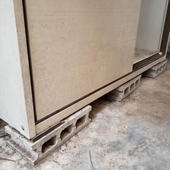 決まりました！8/25までイナバ物置 MG-16EB鍵無し ブロック付き 倉庫