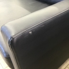 【✨オットマン収納式❗️✨ブラック❗️✨】定価¥29,970  2Pソファ　オットマン収納式  ブラック  リビング   ソファ  