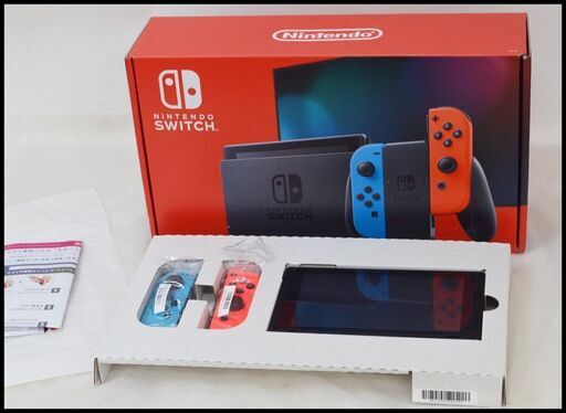 中古美品 ニンテンドースイッチ ネオン バッテリー強化版 本体 Nintendo Switch 任天堂